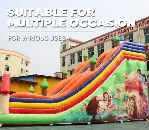 Mushroom Party Inflatable Slide: The Most Colorful Dry Slide of Summer!