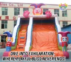 Circus Inflatable Dry Slide | Boost Venue Foot Traffic with Playful Clown Appeal