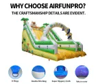 Tropical Snake Inflatable Dry Slide | Boost Venue Foot Traffic with Wild Appeal