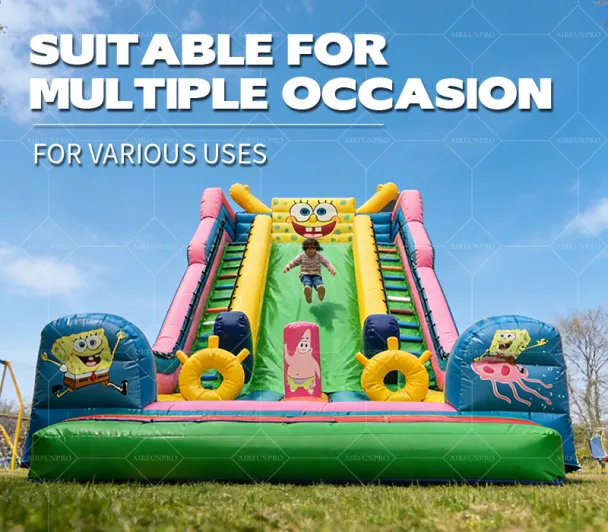 SpongeBob Dual Dry Slide: Slide into Bikini Bottom Adventure!