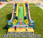 SpongeBob Dual Dry Slide: Slide into Bikini Bottom Adventure!