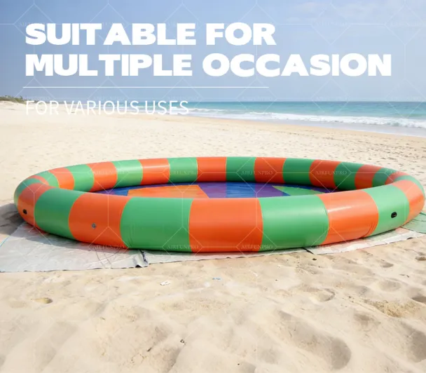 Vibrant Contrast Round Inflatable Play Pool: A High-Temperature Heat-Sealed, Fast-Inflation Beach Playground