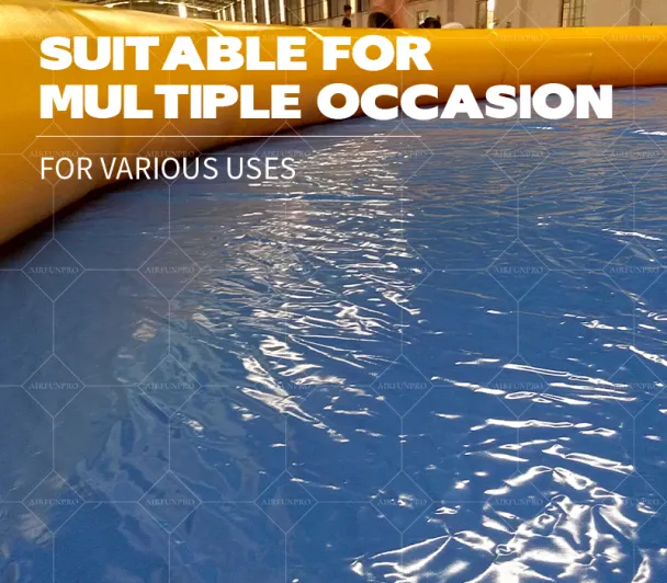 Yellow-Blue Contrast Round Inflatable Water Pool: A High-Temperature Heat-Sealed, Fast-Inflation Coastal Cool Core