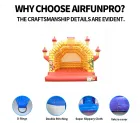 Commercial Cartoon Inflatable Slide Park Castle for Kids Inflatable Bouncer Bounce House Jumping Castle AirFunPro PVC Tarpaulin