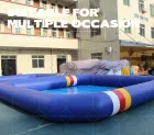 Deep Blue Contrast Large Inflatable Water Pool: A High-Temperature Heat-Sealed, Fast-Inflation Commercial-Grade Play Core