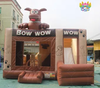 Commercial AirFunPro PVC Tarpaulin Inflatable Bouncer House for Kids Jumping with Blower