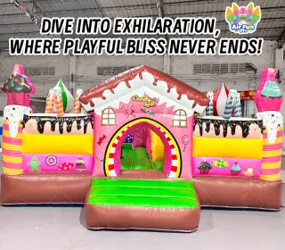 Commercial Rental Top Sale Factory Price PVC Tarpaulin Lightweight Slide Inflatable Bouncy Castle Bouncer Combo Kids