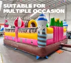 Commercial Rental Top Sale Factory Price PVC Tarpaulin Lightweight Slide Inflatable Bouncy Castle Bouncer Combo Kids
