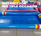 Deep Blue Contrast Long Inflatable Play Pool: A High-Temperature Heat-Sealed, Fast-Inflation Linear Parent-Child Interactive Venue