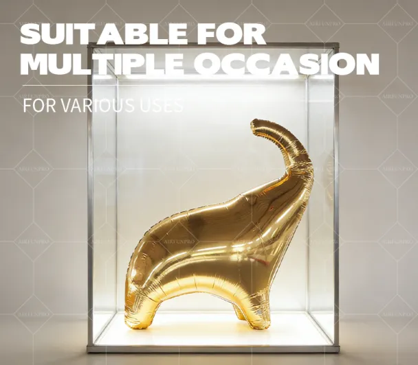 Gilded Mirror PVC Inflatable Elephant Installation: A Space-Catching Finishing Touch for Light Luxury Art and Commercial Attraction