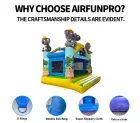 Hot Sale AirFunPro Small PVC Tarpaulin Inflatable Bouncer Castle Outdoor Jumping House Bouncing Slide Combo for Kids Party