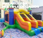 Commercial PVC Inflatable Bounce House Jump Castle with Easy Setup Customizable Size for Rental & Events