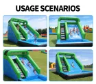 Jungle Green Inflatable Slide | Boost Foot Traffic with Fresh, Modern Appeal