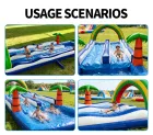 11.5m Long Tropical Water Slide | Ideal for Beach Events & Carnivals