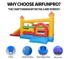 Kids Inflatable Bounce House & Castle Combo with Indoor Slide Commercial Use PVC Material Customizable Size Easy Setup