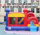 Cheap AirFunPro PVC Inflatable Bouncer-Children Cartoon Bounce & Slide Bouncy Castle Combo Toy with Easy Setup