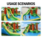 Palm Tree Inflatable Water Slide: The Perfect Backyard Summer Fun!