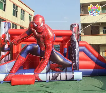 Water Slide Inflatable Bouncer Castle Bounce House Spider Jumping Castle for Kids Eco-Friendly PVC Tarpaulin