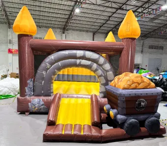 Inflatable Bounce House & Bouncy Castle-Commercial Use PVC Tarpaulin Material Eco-Friendly Customizable Size for Kids & Adults