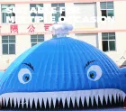 Inflatable Shark Costume UV Electric Air Pump Inflated Waterproof 10-12ft Dimensions Multi-Color for Christmas Birthday Events
