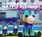 Custom Cute Advertising Outdoor Waterproof Inflatable Animal Donkey Balloon with Electric Air Pump for Promotion and Event Use