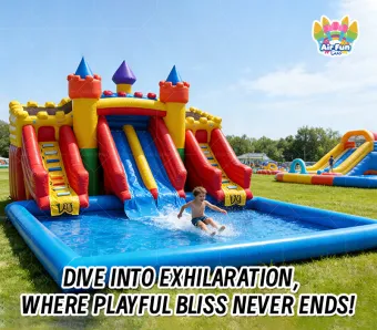Royal Castle Water Slide: Dive into a Kingdom of Splash Fun