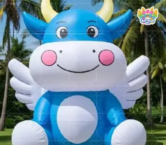 Tentspace Custom Company Advertising Inflatables Cow Animal Inflatable Sign for Decoration and Promotion