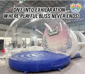 Airfunpro Inflatable Snow Ball Balloon-10-12ft Waterproof Multi-Color for Christmas & Birthday Decorations