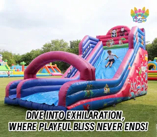 Kung Fu Panda Inflatable Slide | Boost Venue Foot Traffic with Iconic Kids'IP Appeal