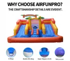 Tropical Rainbow Multi-Lane Inflatable Water Slide