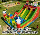 Custom-Size Mario Inflatable Slide | Ideal for Amusement Parks & IP Events