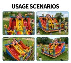 Custom-Size Circus Inflatable Slide | Ideal for Amusement Parks & Events