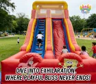 Custom-Size SpongeBob Inflatable Slide Certified Safe, Kid-Approved