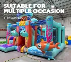 Hot Sale Commercial PVC Inflatable Balloon Slide UV Printed Waterproof 6m Unisex Children's Parties Playground