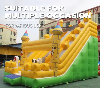 Mickey Mouse Castle Themed Inflatable Slide | EN14960 Certified