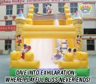 Mickey Mouse Castle Themed Inflatable Slide | EN14960 Certified