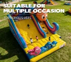Slide & Splash! Underwater Themed Inflatable Water/Dry Slide