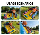 Slide & Splash! Underwater Themed Inflatable Water/Dry Slide
