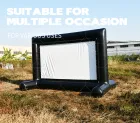 Portable Outdoor Inflatable Balloon Movie Screen for Drive-in Theater Party Use-Waterproof 6×4m Size UV Printed
