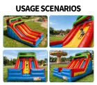 Factory Wholesale AirFunPro Giant PVC Inflatable Bouncy Castle with Slide and Pool Commercial Jumping Castle for Event Rental