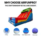 Factory Wholesale AirFunPro Giant PVC Inflatable Bouncy Castle with Slide and Pool Commercial Jumping Castle for Event Rental