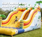 AirFunPro Giant PVC Inflatable Bouncy Castle with Slide & Pool Commercial Rental for Events