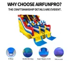 Circus Clown Dual-Lane Inflatable Slide: Step Right Up for Non-Stop Carnival Thrills