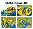 Custom-Size SpongeBob Multi-Lane Slide: 0.55mm Plato PVC, EN14960 Certified!