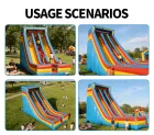 Safe & Thrilling Cliff Hanger Dual Slide: Perfect for Little Adventurers to Conquer!
