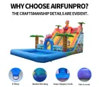 Jungle-Themed Inflatable Water Slide: Crafted for Joyful Family Playtime