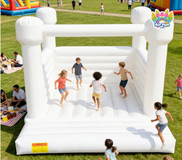 Eco-Friendly PVC Tarpaulin Bouncy Castle Inflatable Bounce Outdoor Jump House for Kids 4-Person