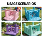 Eco-Friendly PVC Tarpaulin Bouncy Castle Inflatable Bounce Outdoor Jump House for Kids 4-Person