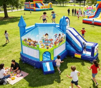 Eco-Friendly PVC Tarpaulin Bouncy Castle Outdoor Jump House Inflatable Bouncer for Kids