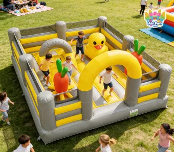 Eco-Friendly PVC Inflatable Bouncy Castle Jump House for Outdoor Use Customizable Size for Parties & Events